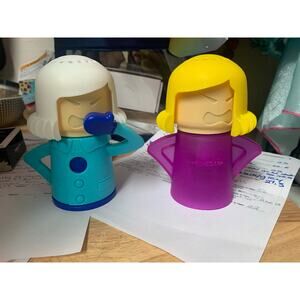 Angry Mama Microwave Cleaner & Fridge Odor Eliminator (Set of 2)